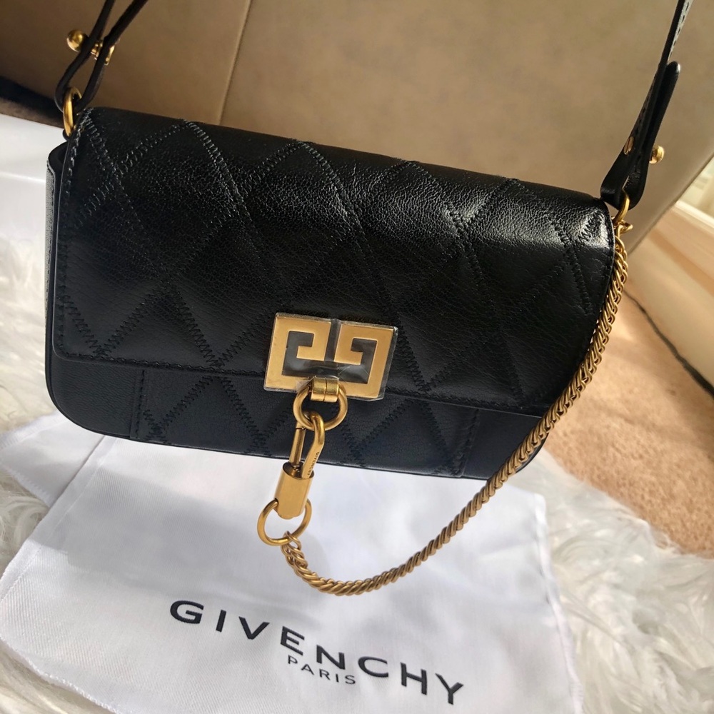 NEW Givenchy Leather Quilted Mini Convertible Bag
